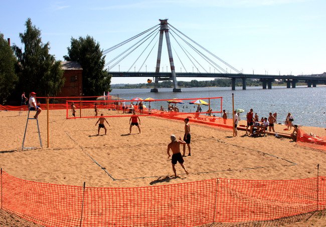 Финальная часть чемпионата Вологодской области по пляжному волейболу в Череповце